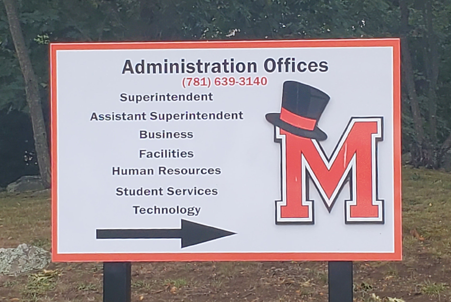 School Administration Sign